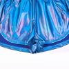 imagePerfashion Womens Metallic Shorts Summer Sparkly Hot Outfit Shiny Short PantsColourful Blue11