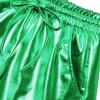 imagePerfashion Womens Metallic Shorts Summer Sparkly Hot Outfit Shiny Short PantsGreen