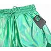 imagePerfashion Womens Metallic Shorts Summer Sparkly Hot Outfit Shiny Short PantsLight Green 9