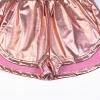 imagePerfashion Womens Metallic Shorts Summer Sparkly Hot Outfit Shiny Short PantsPink