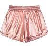imagePerfashion Womens Metallic Shorts Summer Sparkly Hot Outfit Shiny Short PantsPink