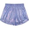 imagePerfashion Womens Metallic Shorts Summer Sparkly Hot Outfit Shiny Short PantsPoint Purple Blue 18