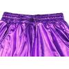 imagePerfashion Womens Metallic Shorts Summer Sparkly Hot Outfit Shiny Short PantsPurple05