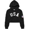 Usa Flag Black