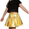 imagePerfashion Girls Metallic Skirts Builtin Shorts Sparkly Skort Alien Shorts 413 YearsGold755