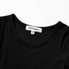 imagePerfashion Girls Maxi DressCottonCasualSleevelessLong Sleeve Crew Neck 615YBlack  Belt
