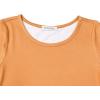 imagePerfashion Girls Maxi DressCottonCasualSleevelessLong Sleeve Crew Neck 615YCaramelrose M44