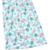 imagePerfashion Girls Maxi DressCottonCasualSleevelessLong Sleeve Crew Neck 615YGreen Floral 23a