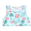 imagePerfashion Girls Maxi DressCottonCasualSleevelessLong Sleeve Crew Neck 615YGreen Floral 23a
