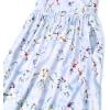 imagePerfashion Girls Maxi DressCottonCasualSleevelessLong Sleeve Crew Neck 615YInk Painting K36