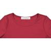 imagePerfashion Girls Maxi DressCottonCasualSleevelessLong Sleeve Crew Neck 615YWine Red 124801