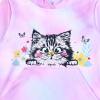 imagePerfashion Girls Novelty Hoodies Kids Pullover Sweatershirts 413YearsTie Dye Cat M96