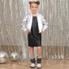 imagePerfashion Girls Sequin Dress Adjustable Spaghetti Strap Pencil Cami Midi Bodycon Dress Sparkly Party 615YBlack251
