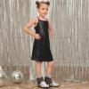 imagePerfashion Girls Sequin Dress Adjustable Spaghetti Strap Pencil Cami Midi Bodycon Dress Sparkly Party 615YBlack251
