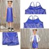 imagePerfashion Girls Sequin Dress Adjustable Spaghetti Strap Pencil Cami Midi Bodycon Dress Sparkly Party 615YDark Blue251