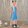 imagePerfashion Girls Sequin Dress Adjustable Spaghetti Strap Pencil Cami Midi Bodycon Dress Sparkly Party 615YLight Blue251