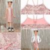 imagePerfashion Girls Sequin Dress Adjustable Spaghetti Strap Pencil Cami Midi Bodycon Dress Sparkly Party 615YPink251
