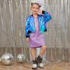 imagePerfashion Girls Sequin Dress Adjustable Spaghetti Strap Pencil Cami Midi Bodycon Dress Sparkly Party 615YPurple251