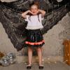 imagePerfashion Girls Sequin Skirts Builtin Shorts Sparkly Skort Metallic Shorts with Hairband 415 YearsBlack760