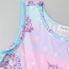 imagePerfashion Matching GirlsampampDolls SleevelessLong Sleeve ALine Dresses Unicorn Festival SkirtsPink Unicorn