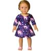 imagePerfashion Matching GirlsampampDolls SleevelessLong Sleeve ALine Dresses Unicorn Festival SkirtsPurple Star Unicron Long Sleeve