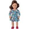 imagePerfashion Matching GirlsampampDolls SleevelessLong Sleeve ALine Dresses Unicorn Festival SkirtsTropical Flower893