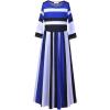 Blue and White Stripes-u42