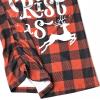 imagePerfashion 2Pack Nightgown for Girls Flutter Sleeve Mermaid Pajamas Cotton Sleepwear Dressing gownsChristmas Elk J55