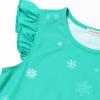 imagePerfashion 2Pack Nightgown for Girls Flutter Sleeve Mermaid Pajamas Cotton Sleepwear Dressing gownsChristmas Santa A31