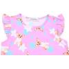 imagePerfashion 2Pack Nightgown for Girls Flutter Sleeve Mermaid Pajamas Cotton Sleepwear Dressing gownsDog X67
