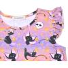 imagePerfashion 2Pack Nightgown for Girls Flutter Sleeve Mermaid Pajamas Cotton Sleepwear Dressing gownsHalloween Bats M91