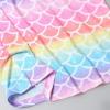 imagePerfashion 2Pack Nightgown for Girls Flutter Sleeve Mermaid Pajamas Cotton Sleepwear Dressing gownsM01 Mermaid