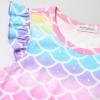 imagePerfashion 2Pack Nightgown for Girls Flutter Sleeve Mermaid Pajamas Cotton Sleepwear Dressing gownsM01 Mermaid