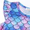 imagePerfashion 2Pack Nightgown for Girls Flutter Sleeve Mermaid Pajamas Cotton Sleepwear Dressing gownsMermaid 283