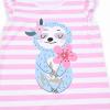 imagePerfashion 2Pack Nightgown for Girls Flutter Sleeve Mermaid Pajamas Cotton Sleepwear Dressing gownsSloth S57