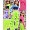 imagePerfashion Girls Mesh Crop Top 3 Pack Long Sleeve Shirts for Teen Trendy Hip Hop Dance Outfits 413YPinkgreenblue3 Pack Long Sleeve  No Vest