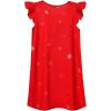 imagePerfashion Girls Nightgowns Soft Sleepwear Nightdress Flutter Sleeve KittenRabbit Pajamas 413 YearsChristmas Red