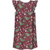 imagePerfashion Girls Nightgowns Soft Sleepwear Nightdress Flutter Sleeve KittenRabbit Pajamas 413 YearsDinosaurburgundy M94