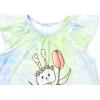imagePerfashion Girls Nightgowns Soft Sleepwear Nightdress Flutter Sleeve KittenRabbit Pajamas 413 YearsGarland Rabbit Y83