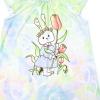 imagePerfashion Girls Nightgowns Soft Sleepwear Nightdress Flutter Sleeve KittenRabbit Pajamas 413 YearsGarland Rabbit Y83