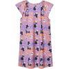 imagePerfashion Girls Nightgowns Soft Sleepwear Nightdress Flutter Sleeve KittenRabbit Pajamas 413 YearsMagic Catsbats M91