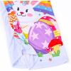 imagePerfashion Girls Nightgowns Soft Sleepwear Nightdress Flutter Sleeve KittenRabbit Pajamas 413 YearsRabbit  Eggs M36