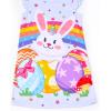 imagePerfashion Girls Nightgowns Soft Sleepwear Nightdress Flutter Sleeve KittenRabbit Pajamas 413 YearsRabbit  Eggs M36