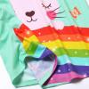 imagePerfashion Girls Nightgowns Soft Sleepwear Nightdress Flutter Sleeve KittenRabbit Pajamas 413 YearsRainbow Bunny