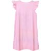 imagePerfashion Girls Nightgowns Soft Sleepwear Nightdress Flutter Sleeve KittenRabbit Pajamas 413 YearsRainbow Cat