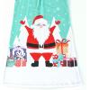 imagePerfashion Girls Nightgowns Soft Sleepwear Nightdress Flutter Sleeve KittenRabbit Pajamas 413 YearsSanta Claus M92