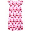 imagePerfashion Girls Nightgowns Soft Sleepwear Nightdress Flutter Sleeve KittenRabbit Pajamas 413 YearsValentine G77