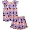 imagePerfashion Girls Pajama Sets Flutter Sleeve Ruffles Soft Pjs Size 413 Years SleepwearHallowmas Tiedye M91