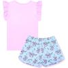 imagePerfashion Girls Pajama Sets Flutter Sleeve Ruffles Soft Pjs Size 413 Years SleepwearKoala U30