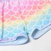 imagePerfashion Girls Pajama Sets Flutter Sleeve Ruffles Soft Pjs Size 413 Years SleepwearMint Rainbow Mermaid